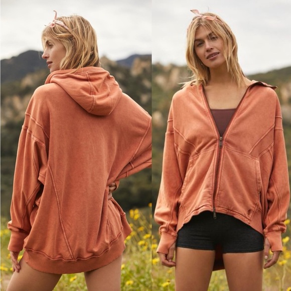 NWOT Free People movement All Your Love Solid Hoodie - Picture 5 of 16